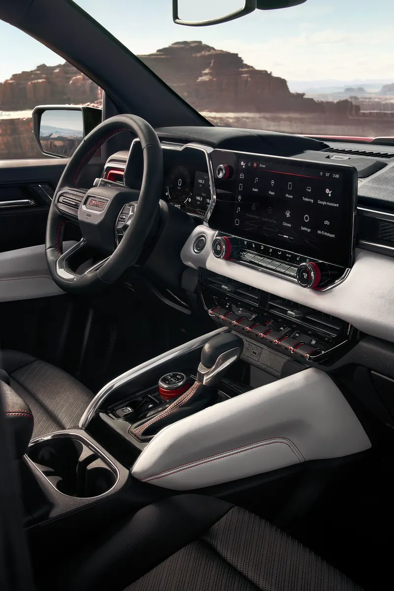 2026 GMC Canyon infotainment system at Bowser Buick GMC in Pleasant Hills PA