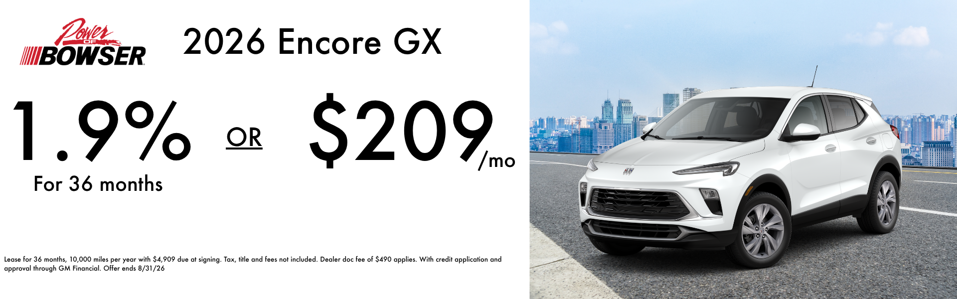 2026 Buick Encore GX offers