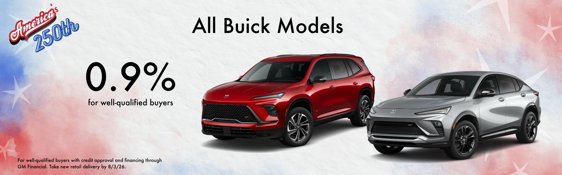 0.9% on all Buick models