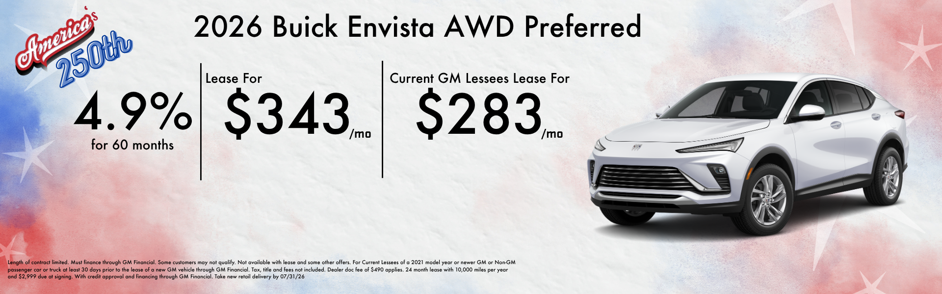 2026 Buick Envista offer