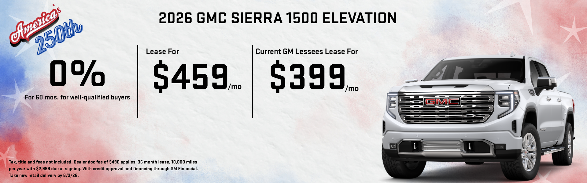 2026 GMC Sierra offer