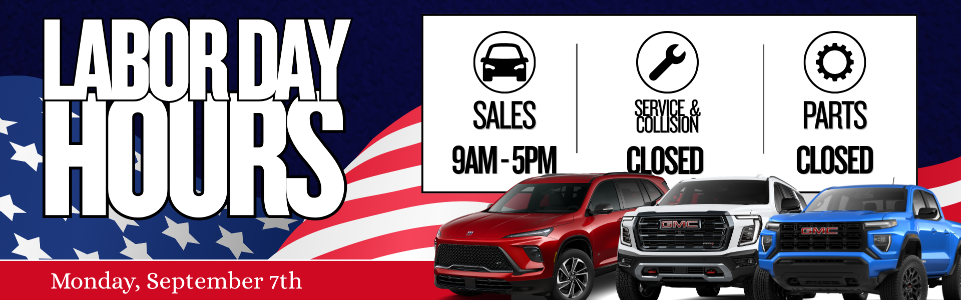 Labor Day Hours