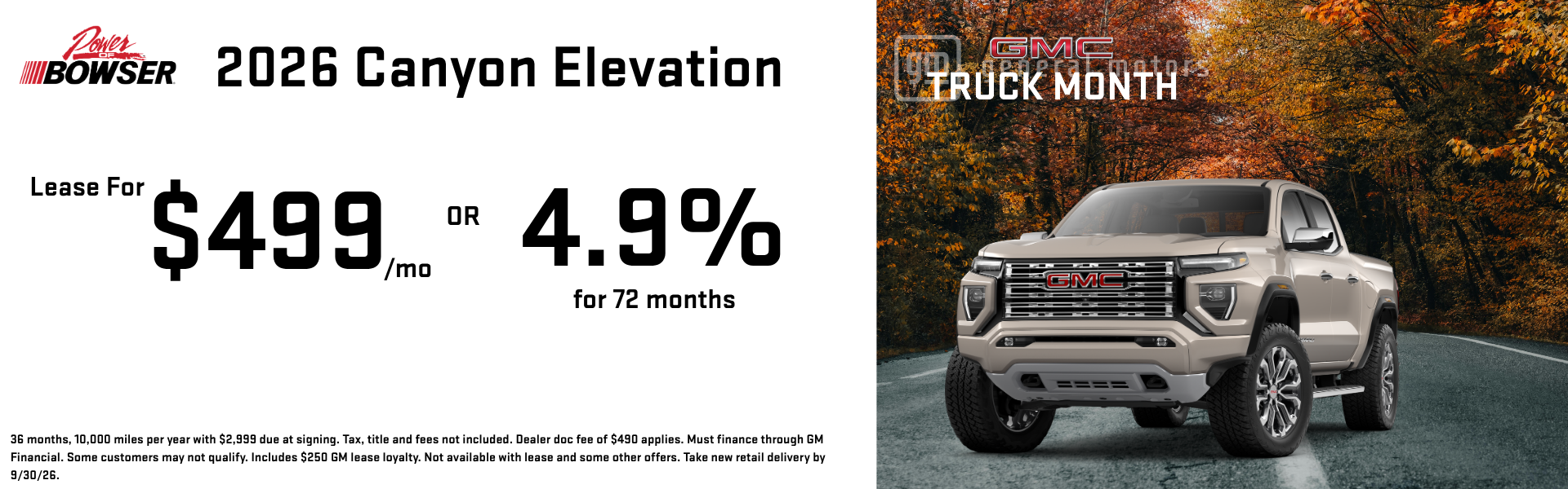 2026 GMC Canyon Elevation