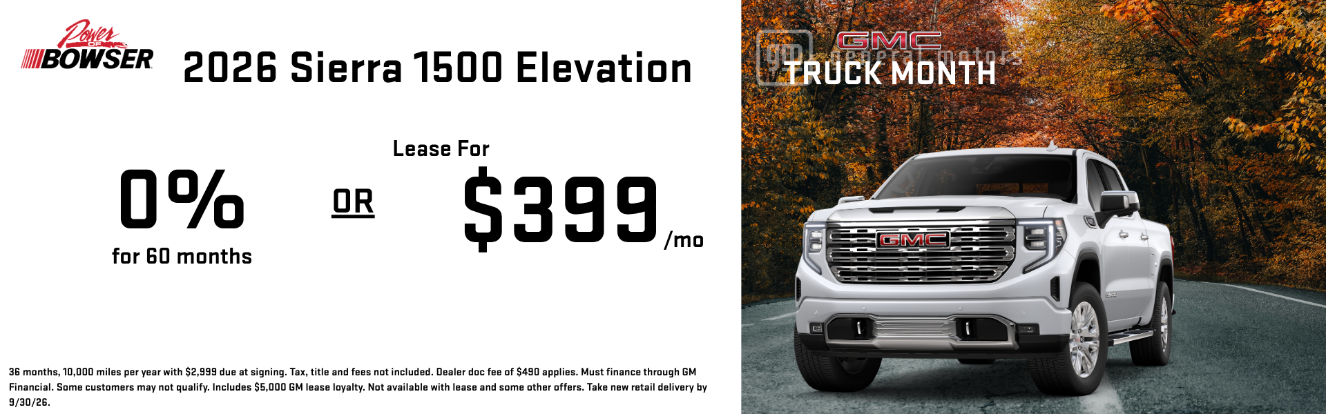 2026 GMC Sierra 1500 Elevation Offers