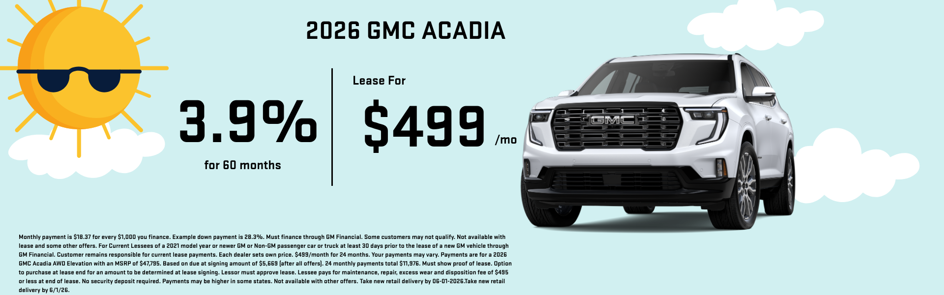 2026 GMC Acadia